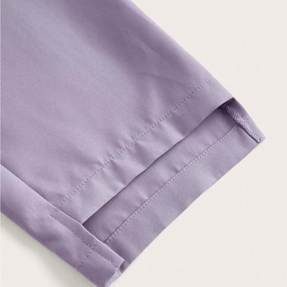Elegant Lavender Women's Suit Set - Picture 5 of 10